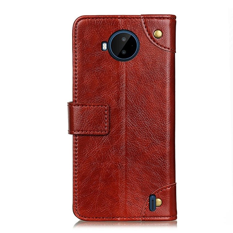 For Nokia C20 Plus Copper Buckle Nappa Texture Horizontal Flip Leather Phone Case