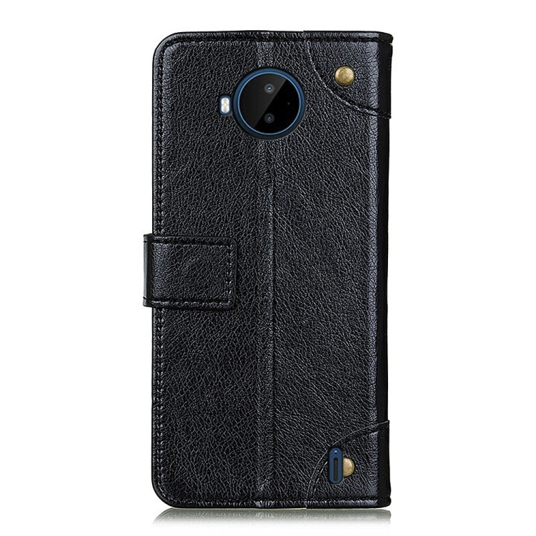 For Nokia C20 Plus Copper Buckle Nappa Texture Horizontal Flip Leather Phone Case