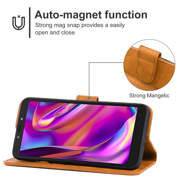 Leather Phone Case For Itel P33 Plus