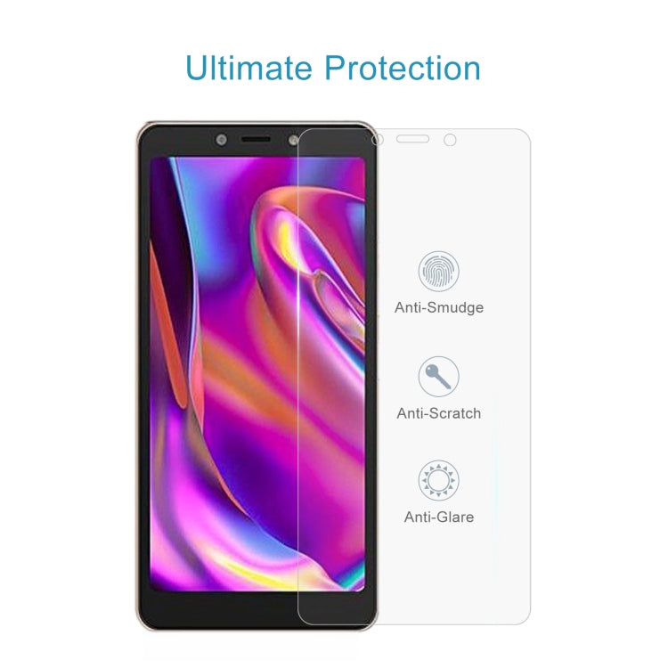 10 PCS 0.26mm 9H 2.5D Tempered Glass Film For Itel P33 Plus