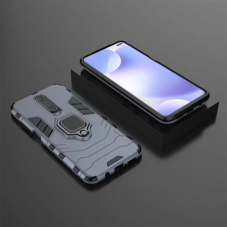 For Xiaomi Redmi K30 PC + TPU Shockproof Protective Case with Magnetic Ring Holder