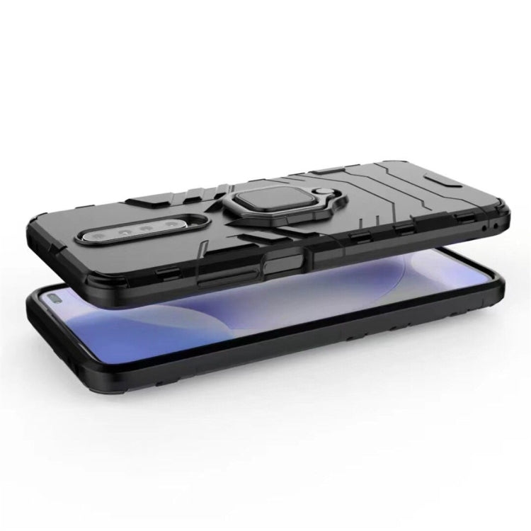 For Xiaomi Redmi K30 PC + TPU Shockproof Protective Case with Magnetic Ring Holder