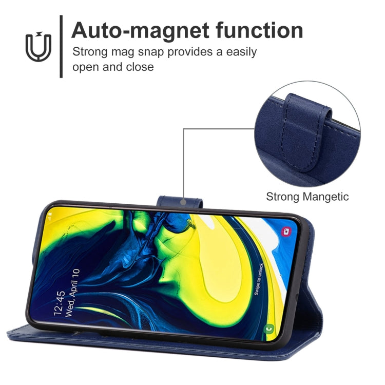 Leather Phone Case For Samsung Galaxy A80