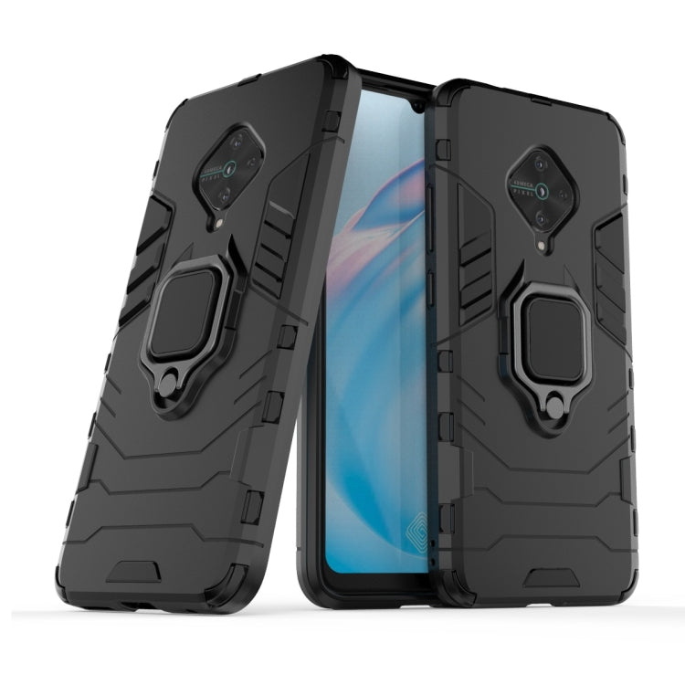 For Vivo V17 / Y9s / S1 Pro Shockproof PC + TPU Protective Case with Magnetic Ring Holder