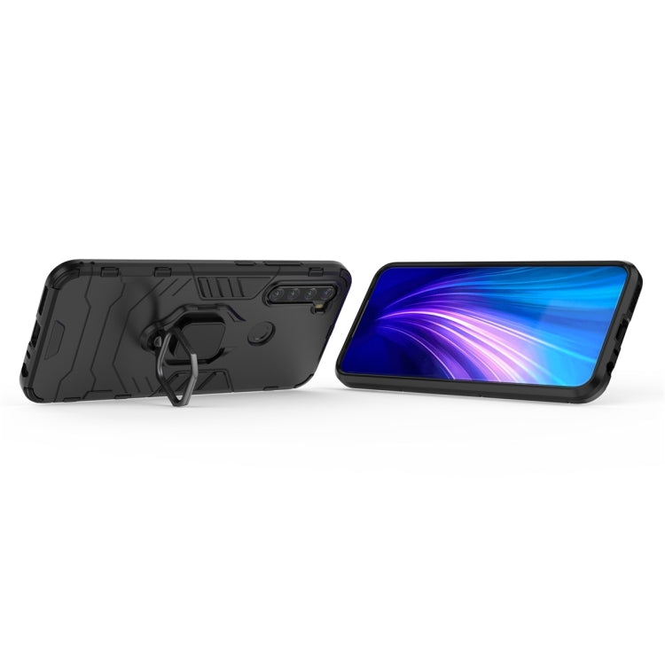 For Xiaomi Redmi Note 8T Shockproof PC + TPU Protective Case with Magnetic Ring Holder
