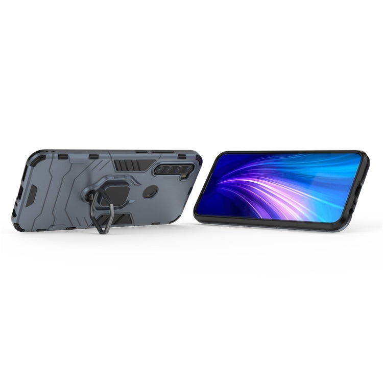 For Xiaomi Redmi Note 8T Shockproof PC + TPU Protective Case with Magnetic Ring Holder