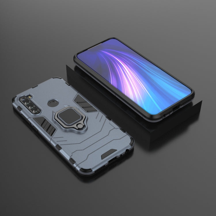 For Xiaomi Redmi Note 8T Shockproof PC + TPU Protective Case with Magnetic Ring Holder
