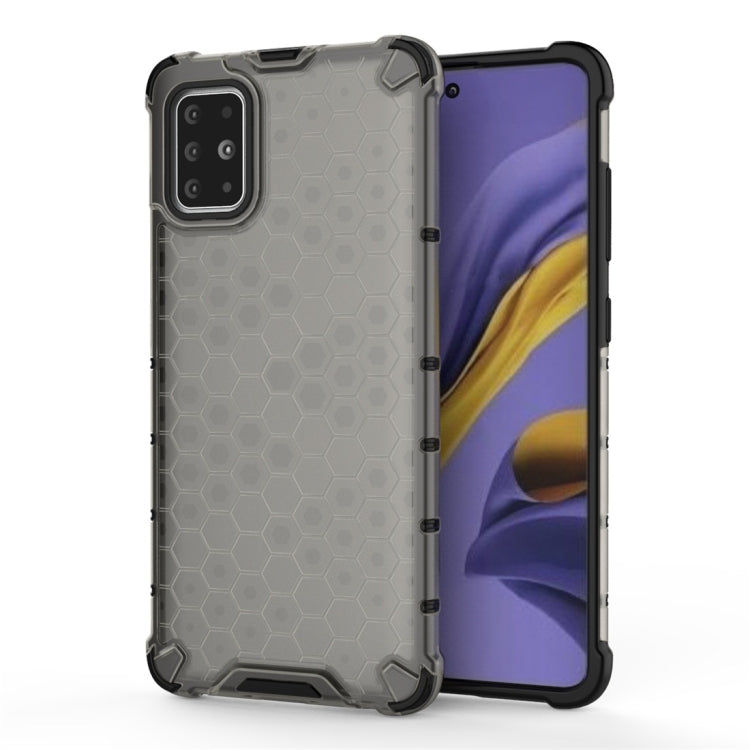 For Galaxy A51 Shockproof Honeycomb PC + TPU Protective Case