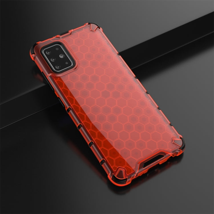 For Galaxy A51 Shockproof Honeycomb PC + TPU Protective Case