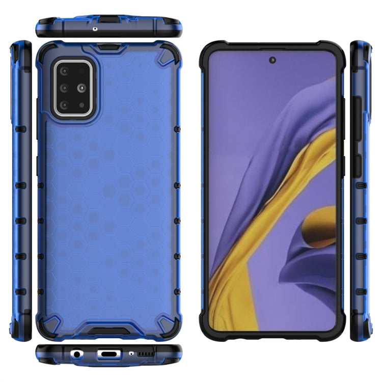 For Galaxy A51 Shockproof Honeycomb PC + TPU Protective Case