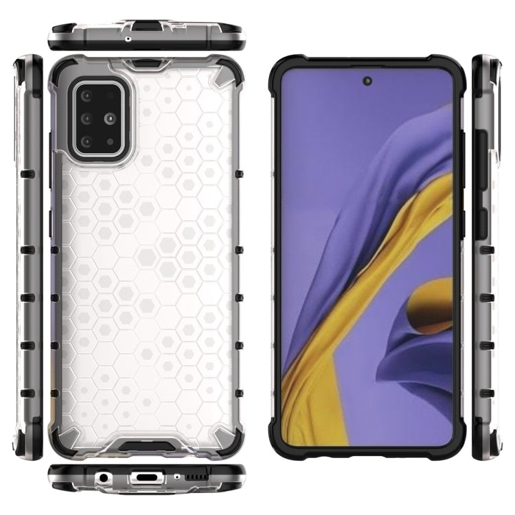 For Galaxy A51 Shockproof Honeycomb PC + TPU Protective Case