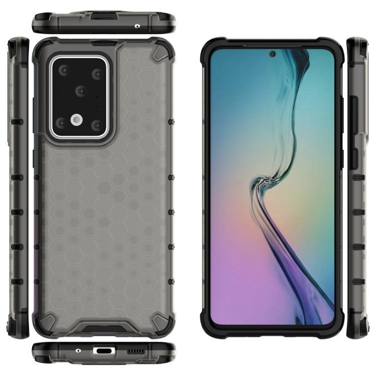 For Galaxy S20 Ultra Shockproof Honeycomb PC + TPU Protective Case