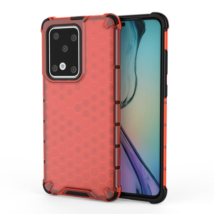 For Galaxy S20 Ultra Shockproof Honeycomb PC + TPU Protective Case