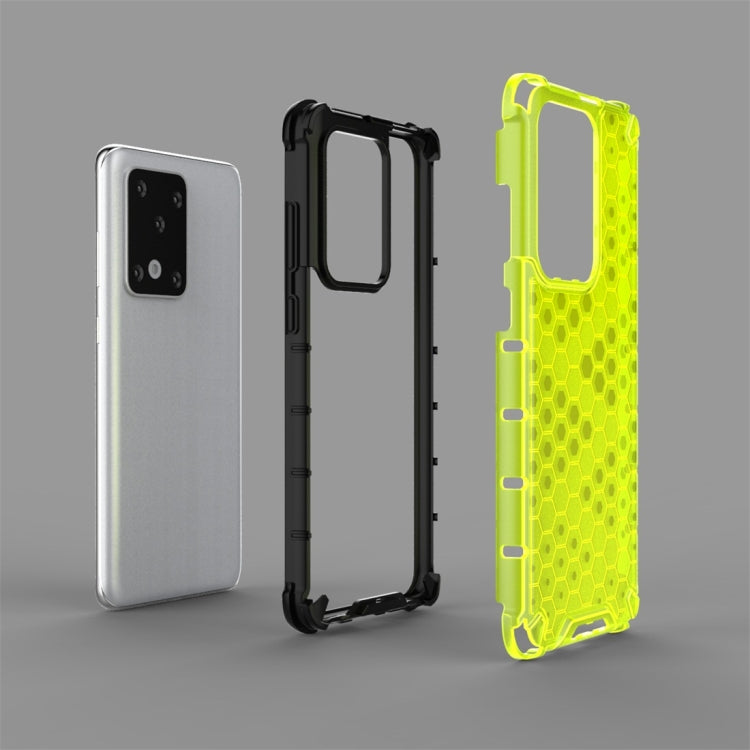 For Galaxy S20 Ultra Shockproof Honeycomb PC + TPU Protective Case