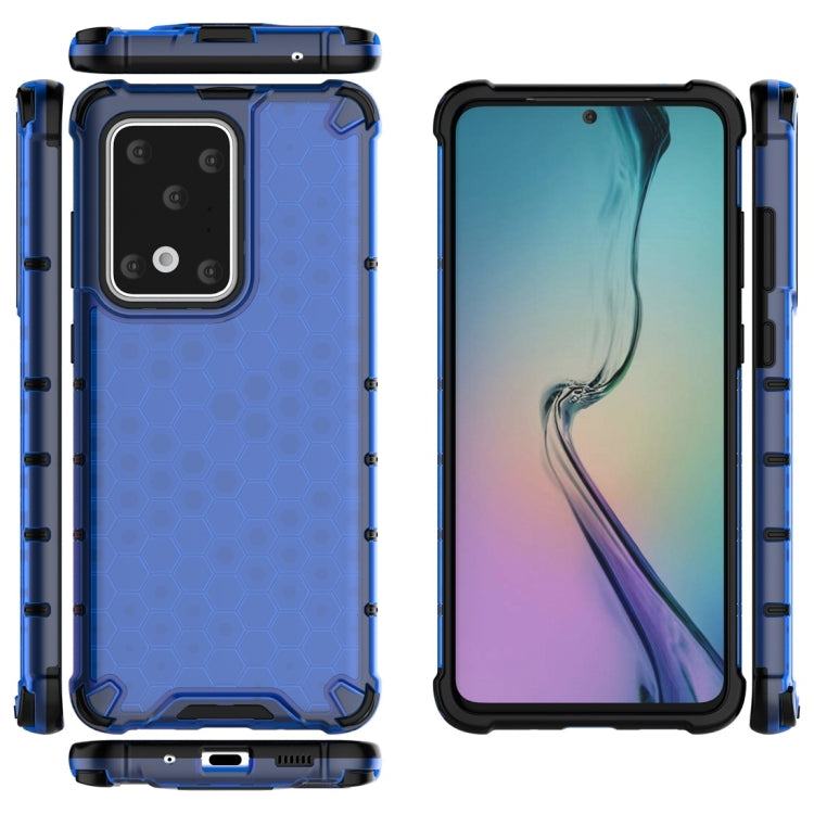 For Galaxy S20 Ultra Shockproof Honeycomb PC + TPU Protective Case