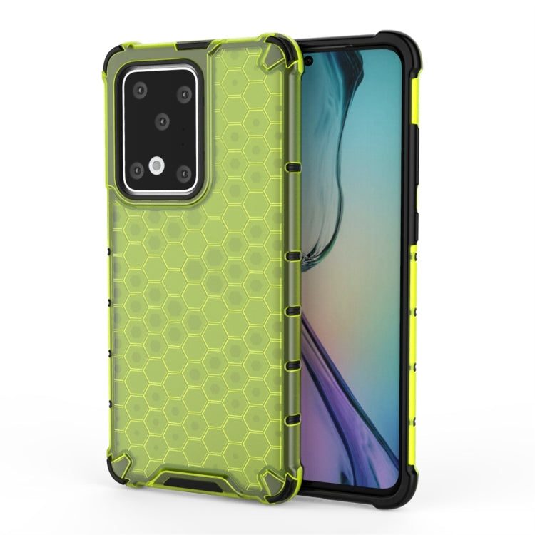 For Galaxy S20 Ultra Shockproof Honeycomb PC + TPU Protective Case