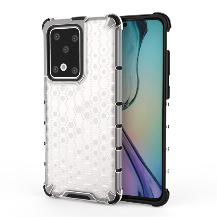 For Galaxy S20 Ultra Shockproof Honeycomb PC + TPU Protective Case