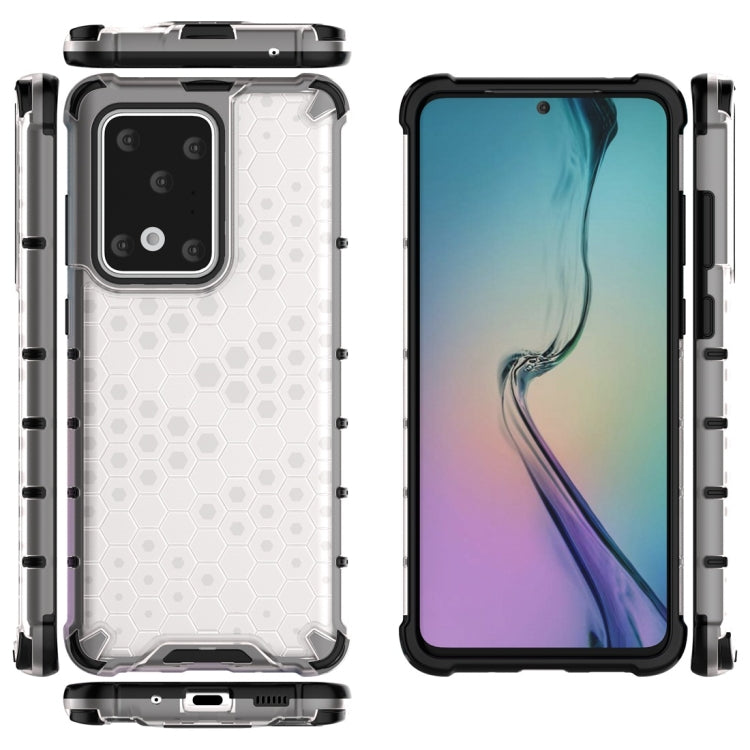 For Galaxy S20 Ultra Shockproof Honeycomb PC + TPU Protective Case