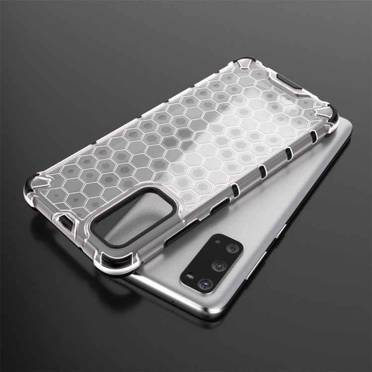 For Galaxy S20 Shockproof Honeycomb PC + TPU Protective Case