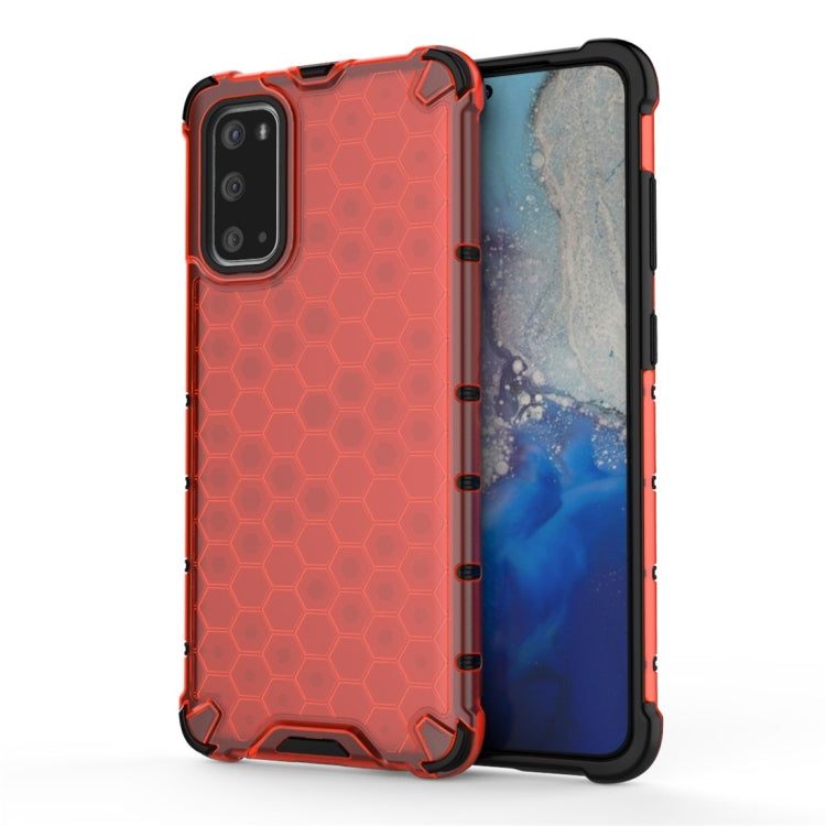For Galaxy S20 Shockproof Honeycomb PC + TPU Protective Case
