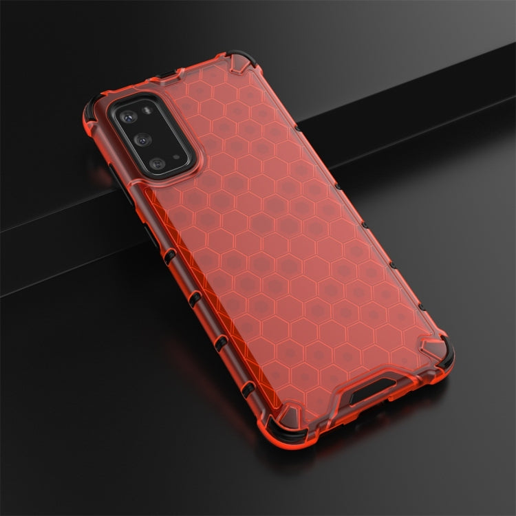 For Galaxy S20 Shockproof Honeycomb PC + TPU Protective Case