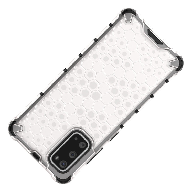 For Galaxy S20 Shockproof Honeycomb PC + TPU Protective Case