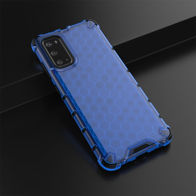 For Galaxy S20 Shockproof Honeycomb PC + TPU Protective Case