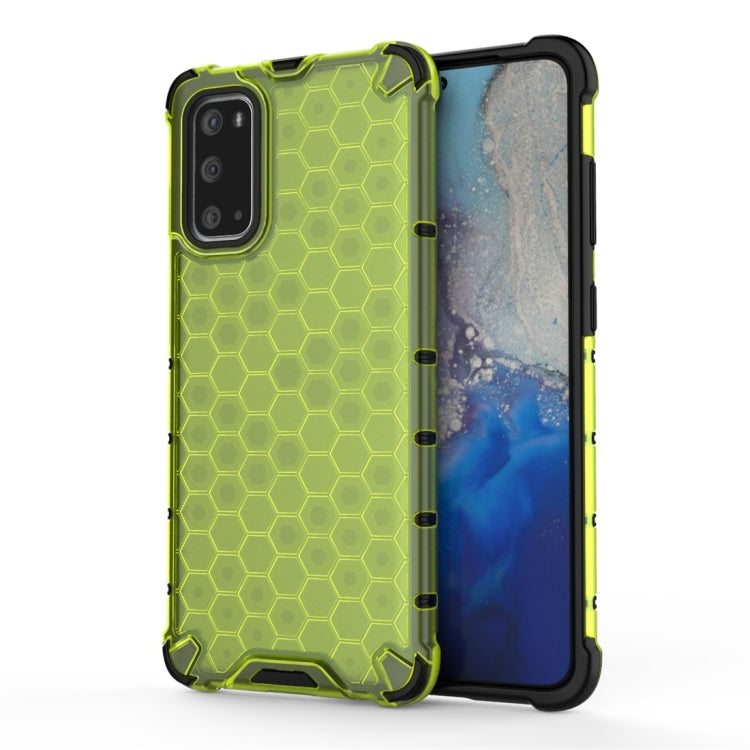 For Galaxy S20 Shockproof Honeycomb PC + TPU Protective Case