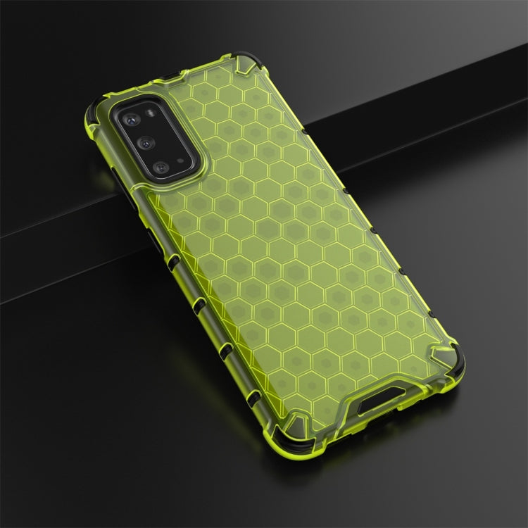 For Galaxy S20 Shockproof Honeycomb PC + TPU Protective Case