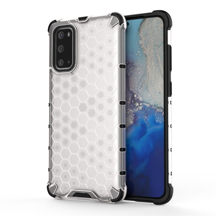 For Galaxy S20 Shockproof Honeycomb PC + TPU Protective Case