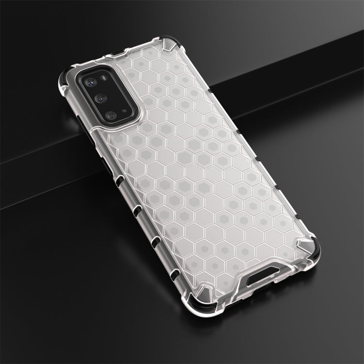 For Galaxy S20 Shockproof Honeycomb PC + TPU Protective Case