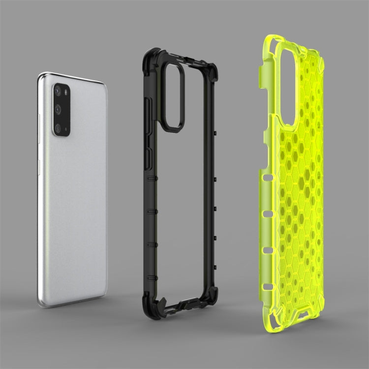 For Galaxy S20 Shockproof Honeycomb PC + TPU Protective Case