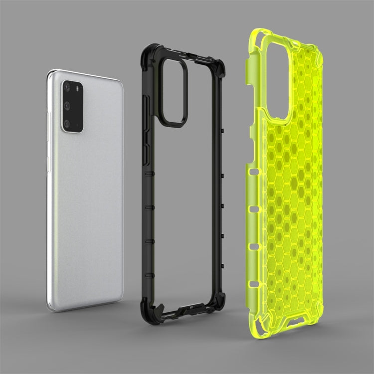 For Galaxy S20+ Shockproof Honeycomb PC + TPU Protective Case