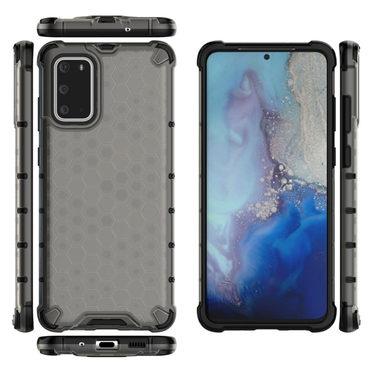 For Galaxy S20+ Shockproof Honeycomb PC + TPU Protective Case