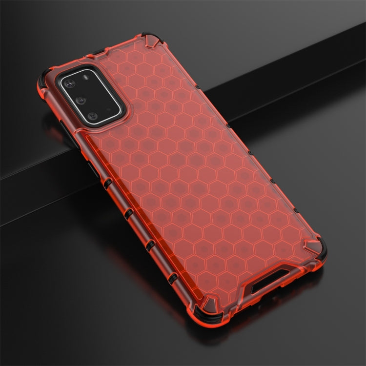 For Galaxy S20+ Shockproof Honeycomb PC + TPU Protective Case