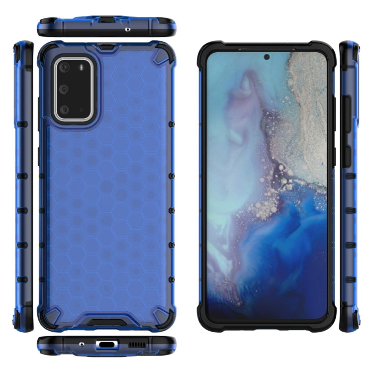 For Galaxy S20+ Shockproof Honeycomb PC + TPU Protective Case