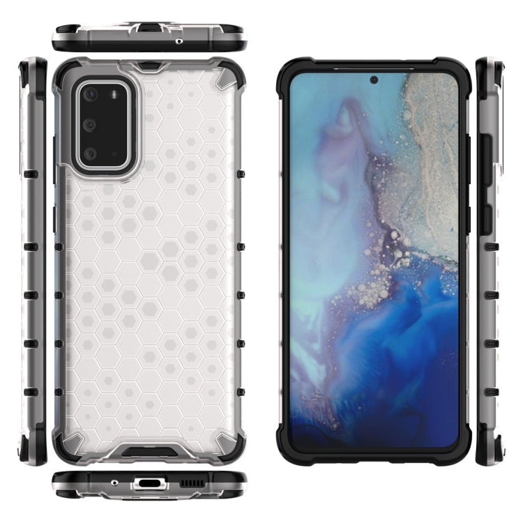 For Galaxy S20+ Shockproof Honeycomb PC + TPU Protective Case