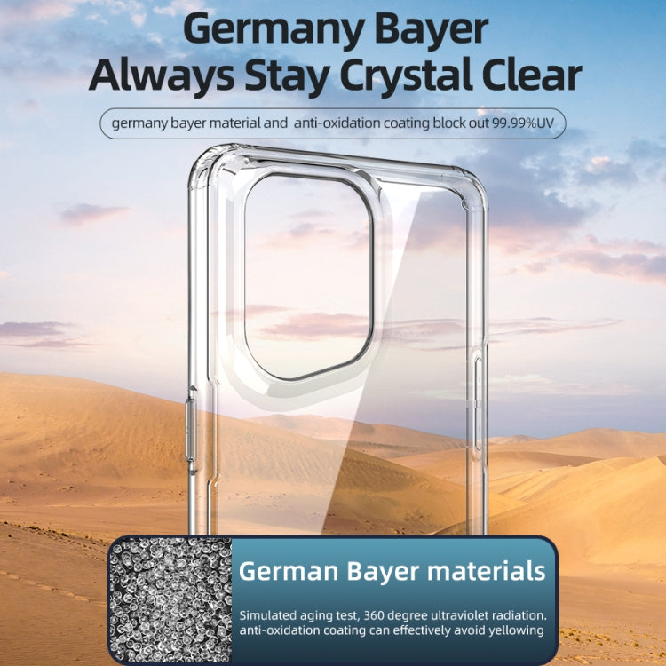 For OPPO Find X5 Pro Crystal PC + TPU Phone Case