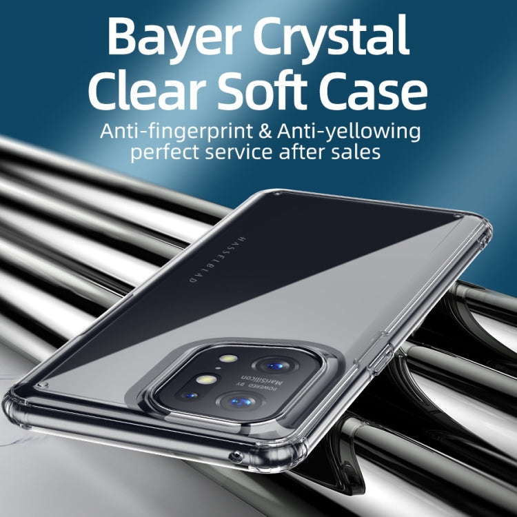 For OPPO Find X5 Pro Crystal PC + TPU Phone Case