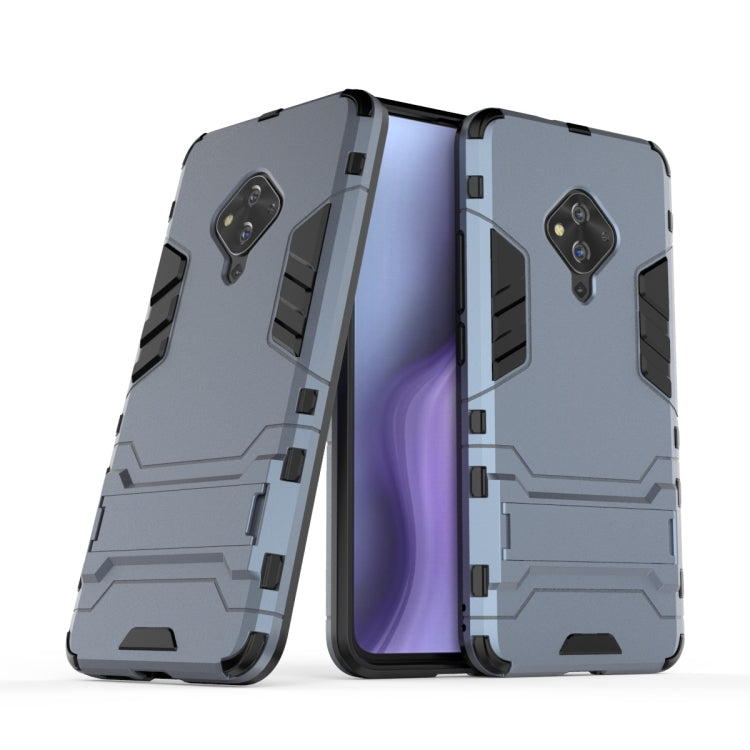 For Vivo S5 Shockproof PC + TPU Protective Case with Invisible Holder