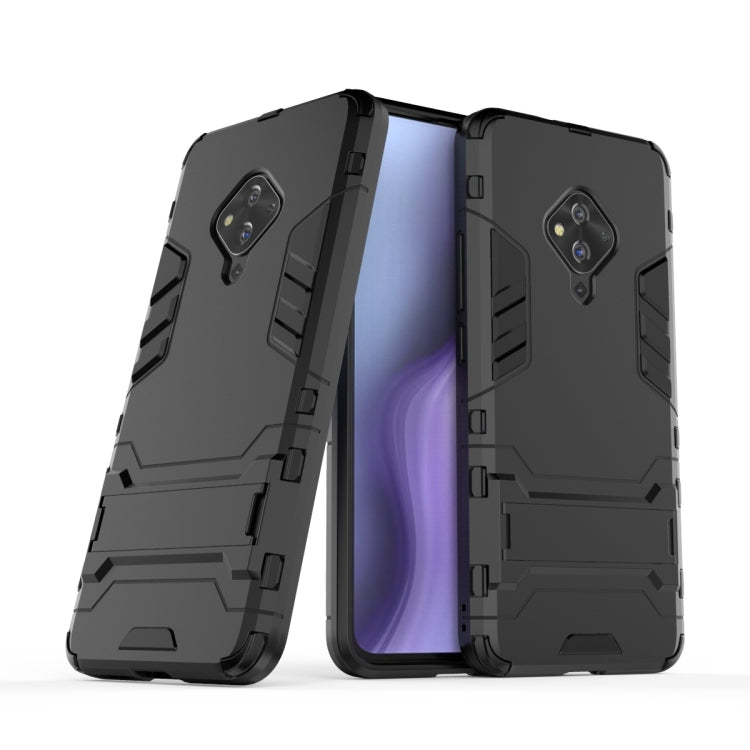 For Vivo S5 Shockproof PC + TPU Protective Case with Invisible Holder