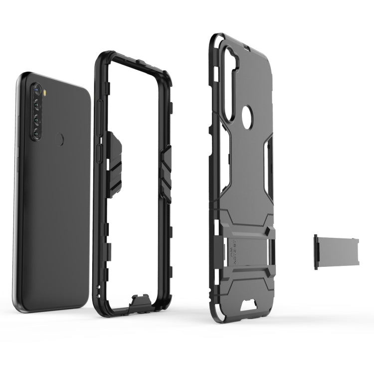 For Xiaomi Redmi Note 8T Shockproof PC + TPU Protective Case with Invisible Holder