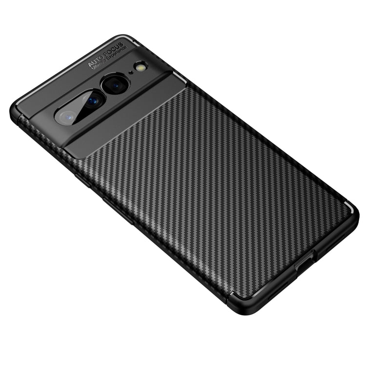 For Google Pixel 7 Pro Carbon Fiber Texture Shockproof TPU Phone Case