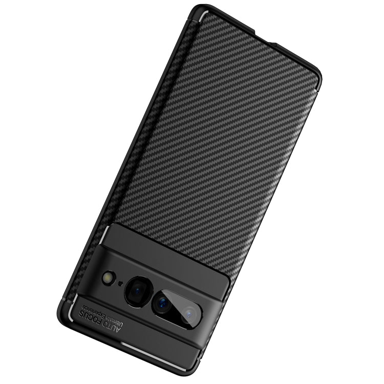 For Google Pixel 7 Pro Carbon Fiber Texture Shockproof TPU Phone Case