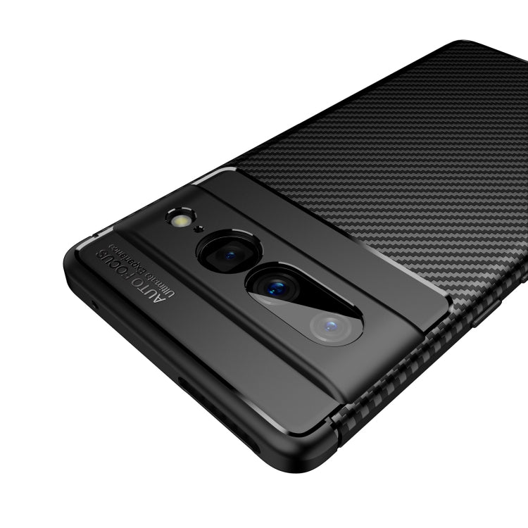 For Google Pixel 7 Pro Carbon Fiber Texture Shockproof TPU Phone Case