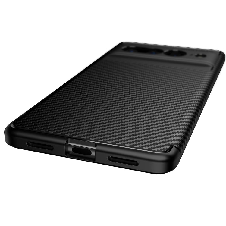 For Google Pixel 7 Pro Carbon Fiber Texture Shockproof TPU Phone Case