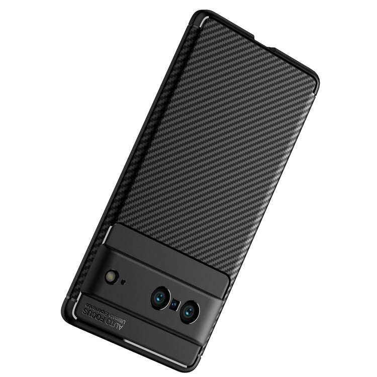 For Google Pixel 7 Carbon Fiber Texture Shockproof TPU Phone Case