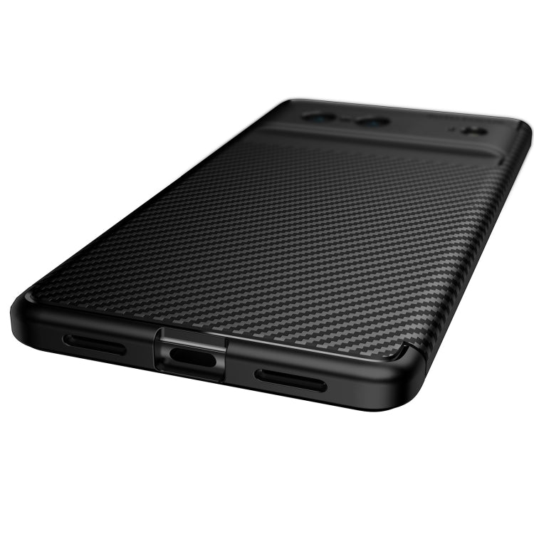 For Google Pixel 7 Carbon Fiber Texture Shockproof TPU Phone Case