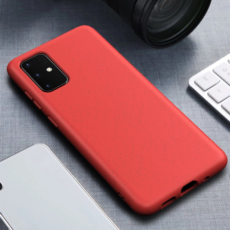 For Galaxy S20+ Matted Texture Wheat Straw Protective Case