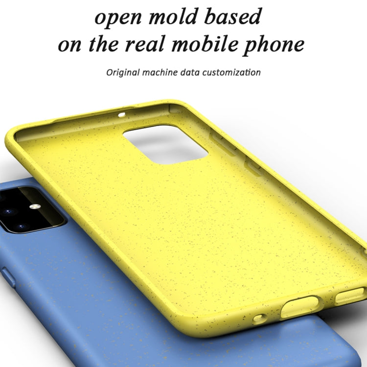 For Galaxy S20+ Matted Texture Wheat Straw Protective Case